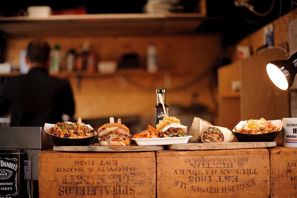 Burgers on a Crate